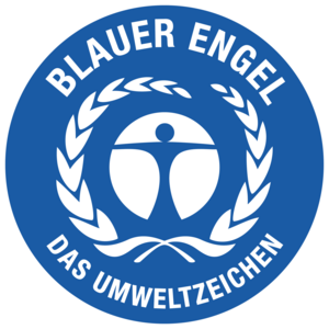 Das Logo des Umweltzeichens "Blauer Engel"